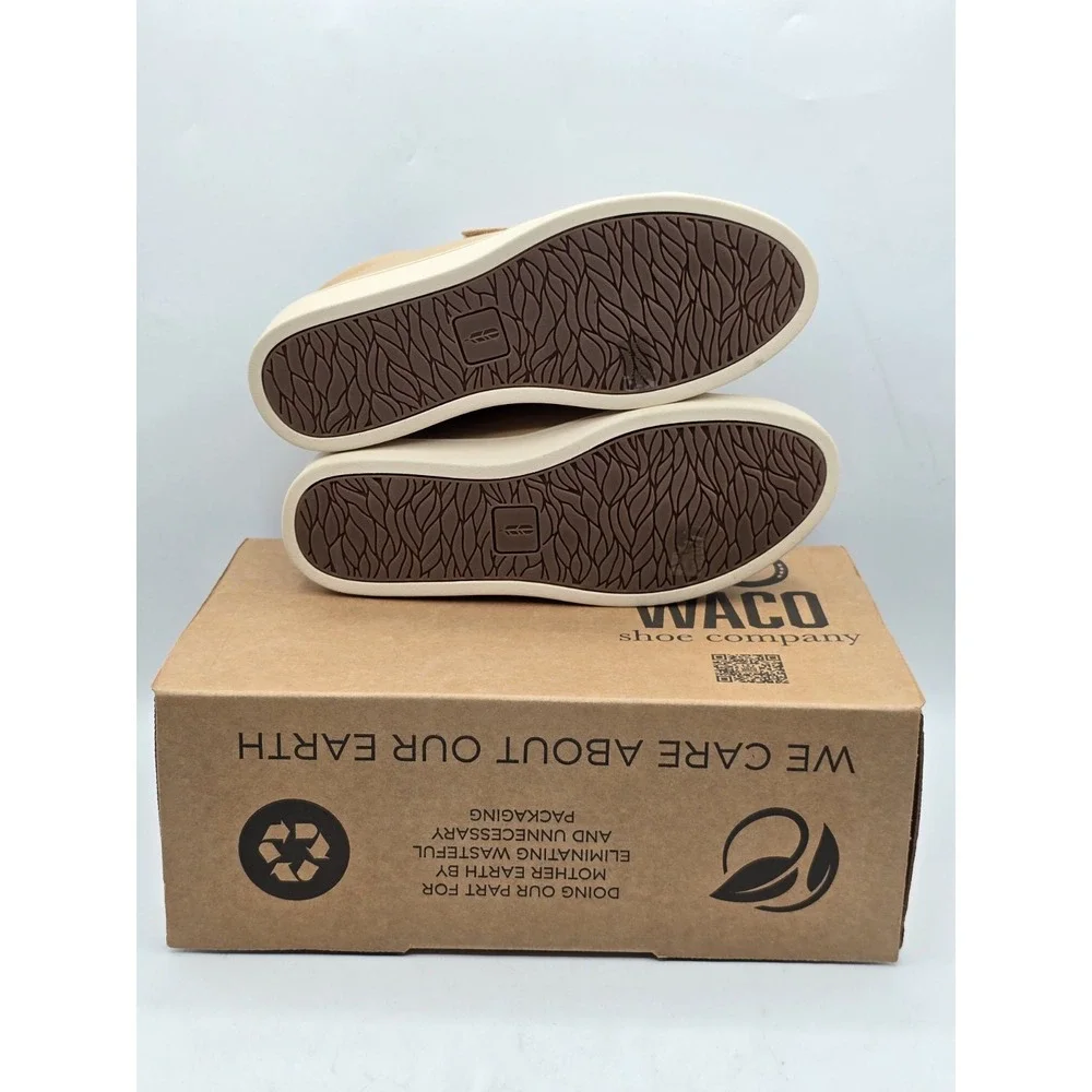 NEW Revitalign Orthotic Tan Solid Sneakers Malibu‎ Bella Patent Sz 8.5 W